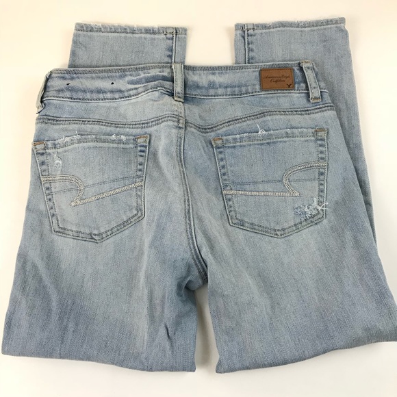 American Eagle Womens Jeans 4 Regular Slim Crop - Picture 4 of 8